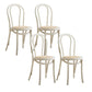 Traditional Style Side Chair Solid Wood Wingback Armless Dining Chair Natural Wood White 4 Piece Set Clearhalo 'Dining Chairs' 'Dining Tables & Seating' 'dining_chair' 'furn' 'furn_dining_chair' 'Furniture' 'Kitchen & Dining Furniture' 5155919