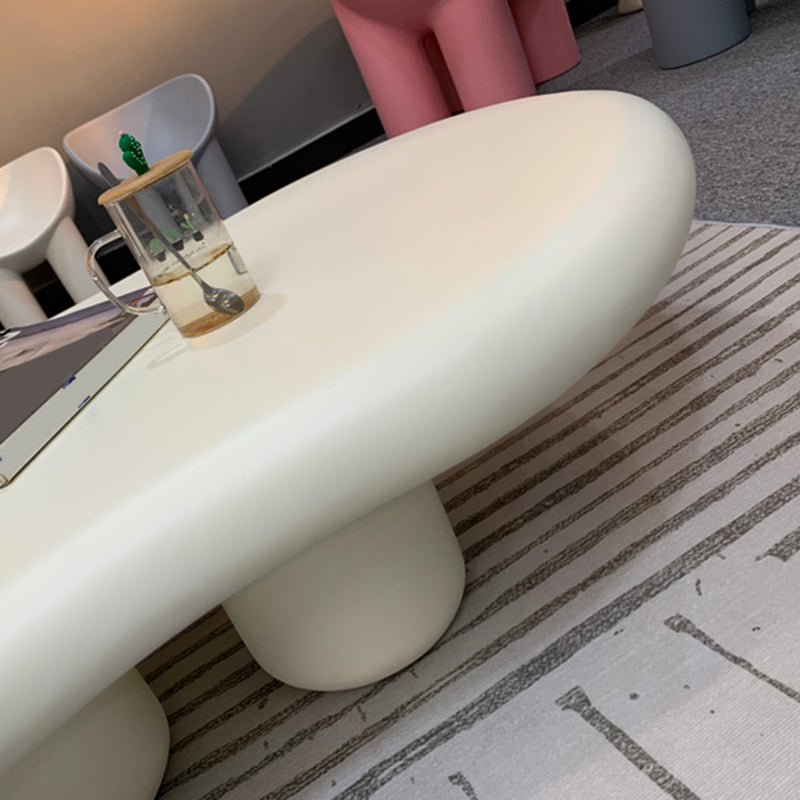 Mesa de café de acero de vidrio moderna con cuatro patas Mesa de cóctel para sala de estar