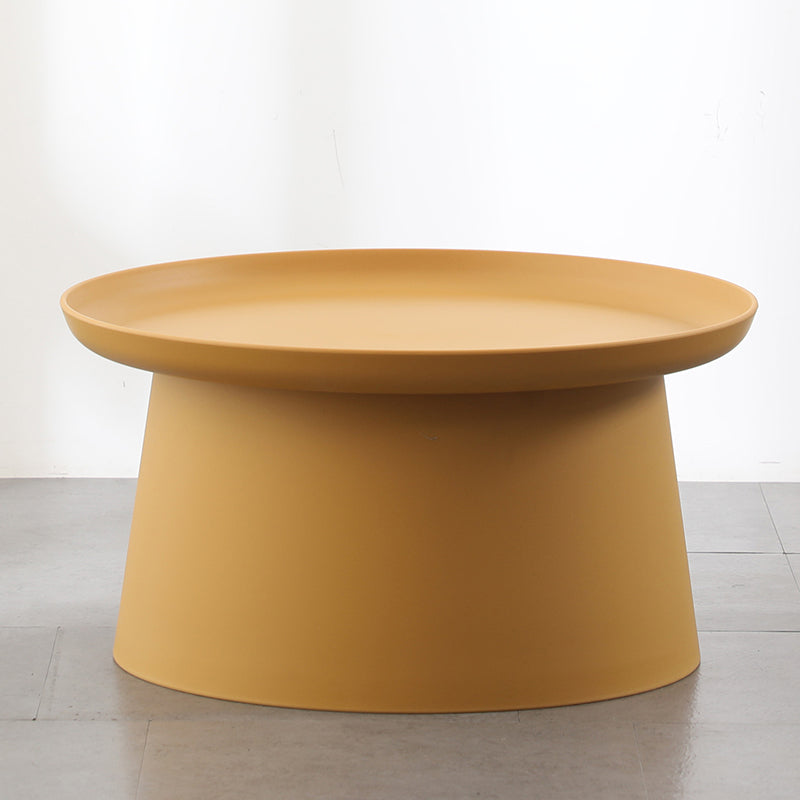 Table basse ronde moderne sur pied, table de cocktail pour le salon