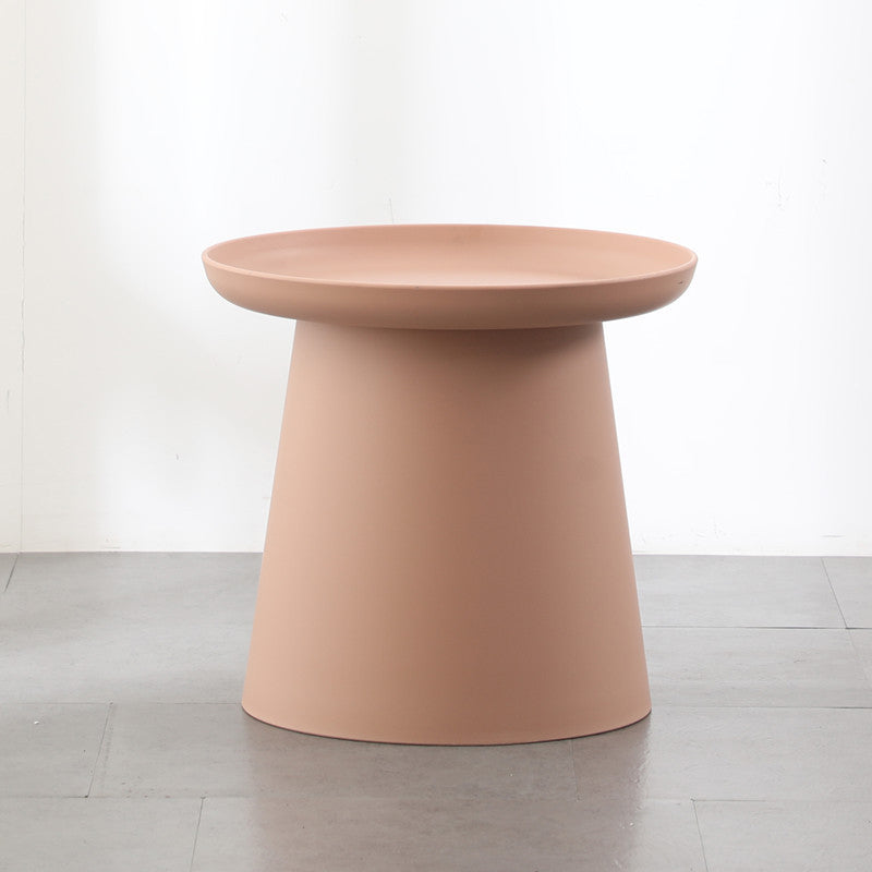 Table basse ronde moderne sur pied, table de cocktail pour le salon
