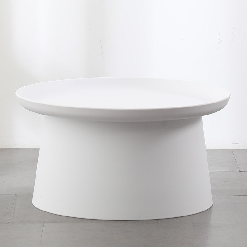 Table basse ronde moderne sur pied, table de cocktail pour le salon