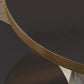 Modernism Pedestal 1 Single Coffee Table Round Glass Cocktail Table Clearhalo 'Coffee & Accent Tables' 'Coffee Tables' 'coffee_tables' 'furn' 'furn_coffee_tables' 'Furniture' 'Living Room Furniture' 5158344