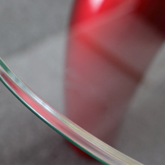 Tavolino astratto vetro contemporaneo da 15,7 "tavolo da cocktail