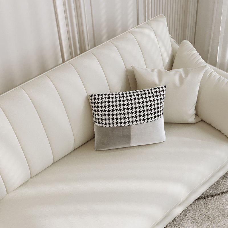 Cuscino cuscinetto cuscini rimovibili divano sezionale con chaise in beige