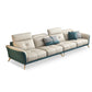 Smoking-Armse-Sofa 35,43 "Hoch echtes Leder-Tufted-Split-Back-Sofa
