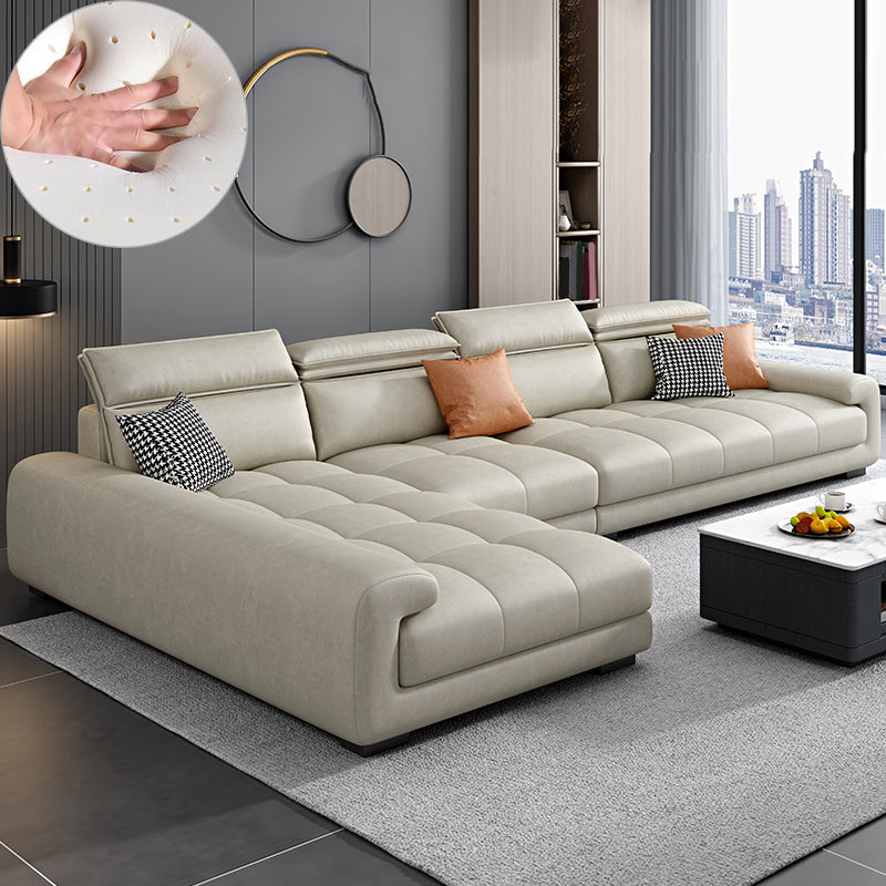 Sezione a 4 posti con cuscino per la testa regolabile per soggiorno