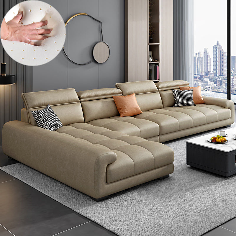 Sezione a 4 posti con cuscino per la testa regolabile per soggiorno