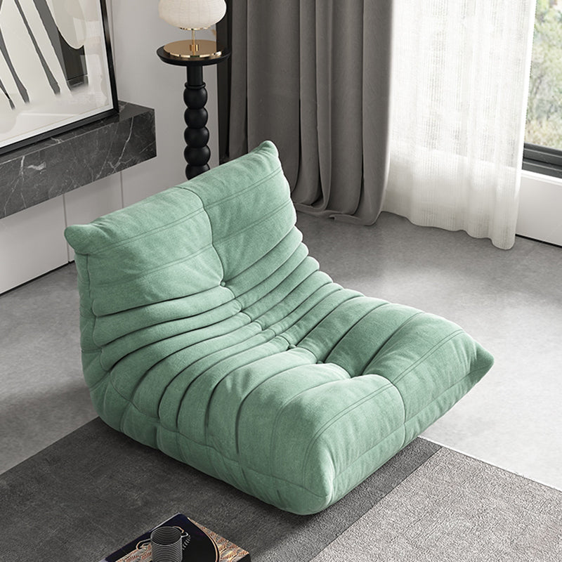 Contemporary Armless Accent Chair Upholstered Chair with Low Back