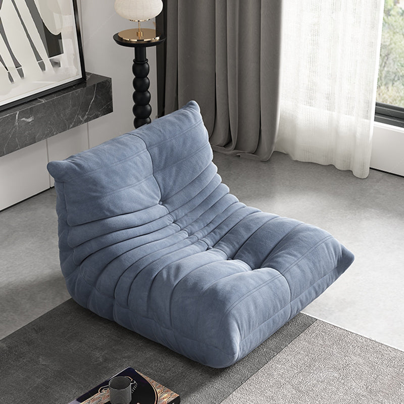 Contemporary Armless Accent Chair Upholstered Chair with Low Back