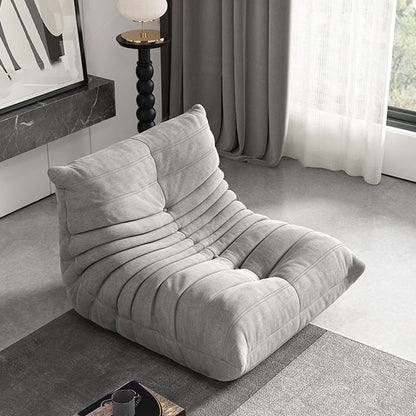 Contemporary Armless Accent Chair Upholstered Chair with Low Back