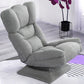 Modern 20"W Armless Chair Cotton Blend Upholstered Accent Chair Grey Clearhalo 'Accent Chairs' 'accent_chairs' 'Chairs & Seating' 'furn' 'furn_accent_chairs' 'Furniture' 'Living Room Furniture' 5158772