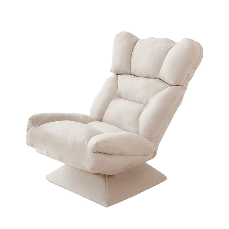 Modern 20"W Armless Chair Cotton Blend Upholstered Accent Chair Clearhalo 'Accent Chairs' 'accent_chairs' 'Chairs & Seating' 'furn' 'furn_accent_chairs' 'Furniture' 'Living Room Furniture' 5158773