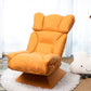 Modern 20"W Armless Chair Cotton Blend Upholstered Accent Chair Orange Clearhalo 'Accent Chairs' 'accent_chairs' 'Chairs & Seating' 'furn' 'furn_accent_chairs' 'Furniture' 'Living Room Furniture' 5158777