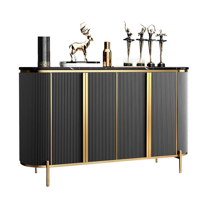 Pinie de rangement glam buffle en marbre artificiel pour le salon