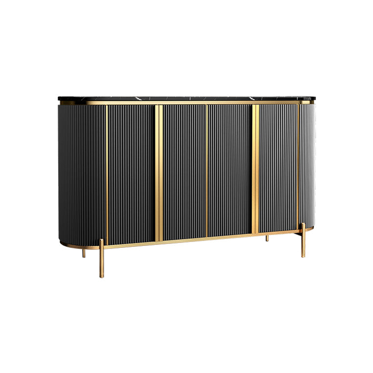 Pinie de rangement glam buffle en marbre artificiel pour le salon