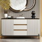 Sideboard da pranzo a 2 porte in stile glam con cassetti per soggiorno
