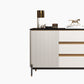 Sideboard da pranzo a 2 porte in stile glam con cassetti per soggiorno