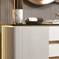 Sideboard da pranzo a 2 porte in stile glam con cassetti per soggiorno