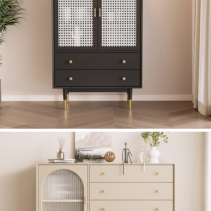 Wooden Rectangle Storage Sideboard Luxury Cabinet with Drawers and Doors Clearhalo 'buffet_sideboard' 'Buffets & Sideboards' 'furn' 'furn_buffet_sideboard' 'Furniture' 'Kitchen & Dining Furniture' 5158981