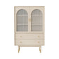 Wooden Rectangle Storage Sideboard Luxury Cabinet with Drawers and Doors Off-White Clearhalo 'buffet_sideboard' 'Buffets & Sideboards' 'furn' 'furn_buffet_sideboard' 'Furniture' 'Kitchen & Dining Furniture' 5158984