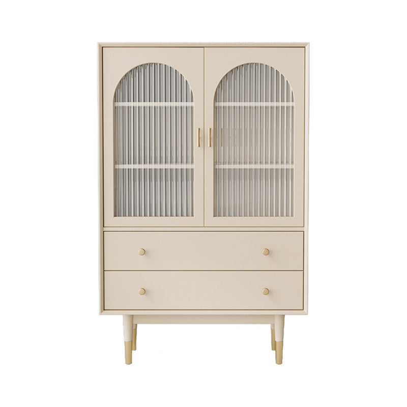 Wooden Rectangle Storage Sideboard Luxury Cabinet with Drawers and Doors Off-White Clearhalo 'buffet_sideboard' 'Buffets & Sideboards' 'furn' 'furn_buffet_sideboard' 'Furniture' 'Kitchen & Dining Furniture' 5158984