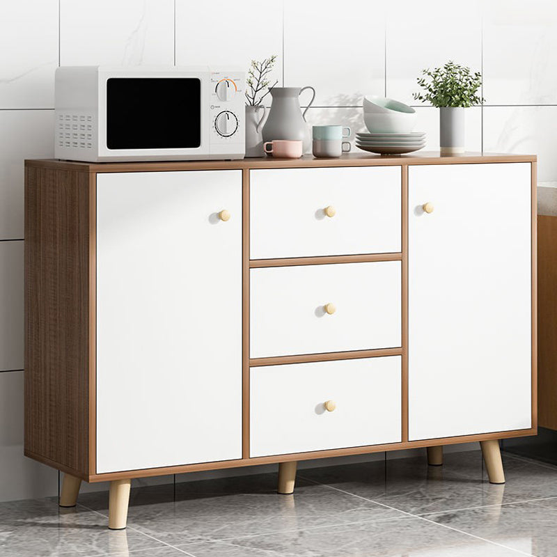 Contemporary Style Sideboard Engineered Wood Dining Sideboard with Storage Clearhalo 'buffet_sideboard' 'Buffets & Sideboards' 'furn' 'furn_buffet_sideboard' 'Furniture' 'Kitchen & Dining Furniture' 5159027