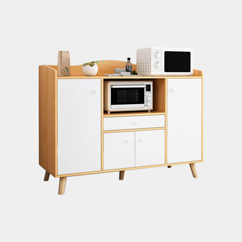 Contemporary Style Sideboard Engineered Wood Dining Sideboard with Storage Clearhalo 'buffet_sideboard' 'Buffets & Sideboards' 'furn' 'furn_buffet_sideboard' 'Furniture' 'Kitchen & Dining Furniture' 5159036
