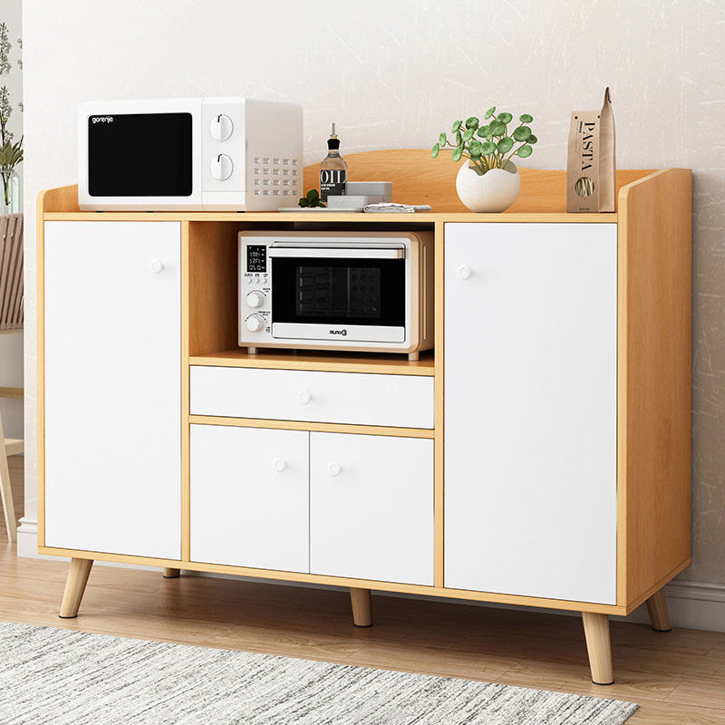 Contemporary Style Sideboard Engineered Wood Dining Sideboard with Storage Clearhalo 'buffet_sideboard' 'Buffets & Sideboards' 'furn' 'furn_buffet_sideboard' 'Furniture' 'Kitchen & Dining Furniture' 5159053