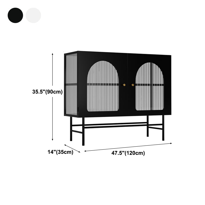 13.78"W Sideboard Contemporary Style Dining Server with 2 Doors for Kitchen Dining Room Clearhalo 'buffet_sideboard' 'Buffets & Sideboards' 'furn' 'furn_buffet_sideboard' 'Furniture' 'Kitchen & Dining Furniture' 5159070