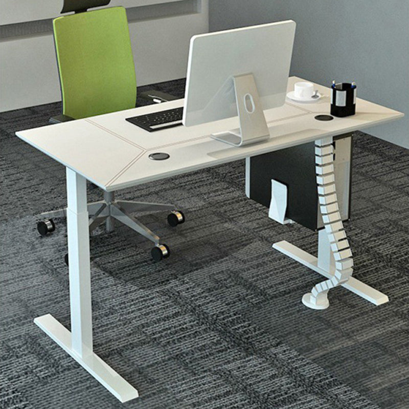 Contemporary Style Engineered Wood Office Desk Rectangle Standing Desk Clearhalo 'furn' 'furn_office_desk' 'Furniture' 'Office Desks' 'Office Furniture' 'office_desk' 5159127