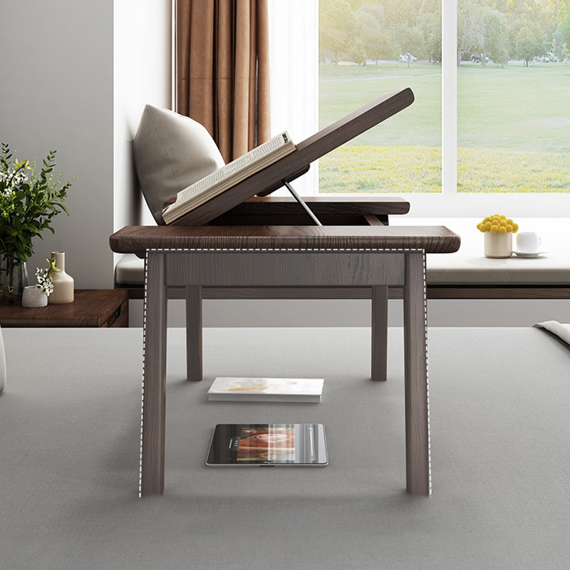 Modern Rectangular Writing Desk Solid Wood Folding Office Desk for Home Clearhalo 'furn' 'furn_office_desk' 'Furniture' 'Office Desks' 'Office Furniture' 'office_desk' 5159163