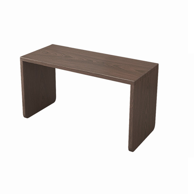 Modern Rectangular Writing Desk Solid Wood Folding Office Desk for Home 26"L x 11"W x 14"H Walnut Clearhalo 'furn' 'furn_office_desk' 'Furniture' 'Office Desks' 'Office Furniture' 'office_desk' 5159165