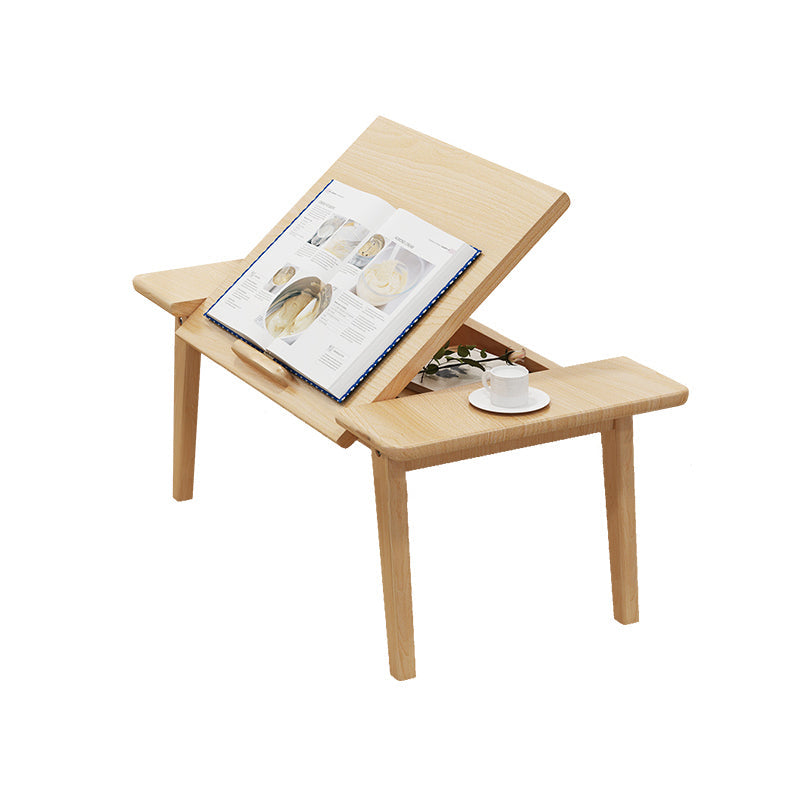 Modern Rectangular Writing Desk Solid Wood Folding Office Desk for Home Clearhalo 'furn' 'furn_office_desk' 'Furniture' 'Office Desks' 'Office Furniture' 'office_desk' 5159166