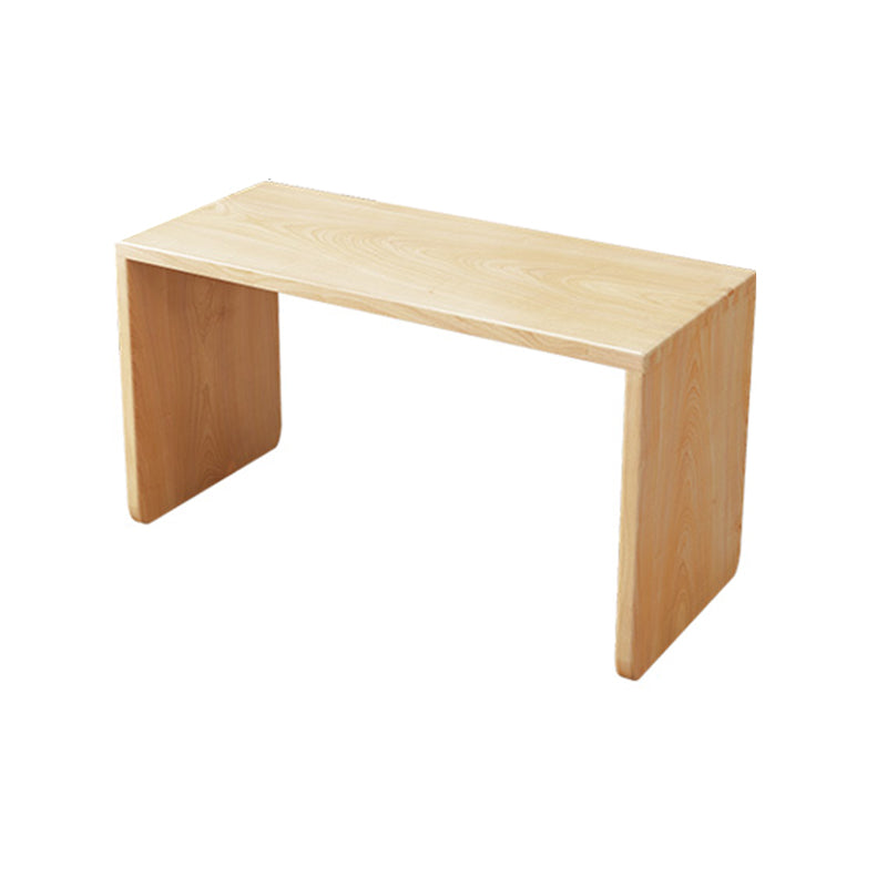 Modern Rectangular Writing Desk Solid Wood Folding Office Desk for Home 26"L x 11"W x 14"H Natural Clearhalo 'furn' 'furn_office_desk' 'Furniture' 'Office Desks' 'Office Furniture' 'office_desk' 5159167