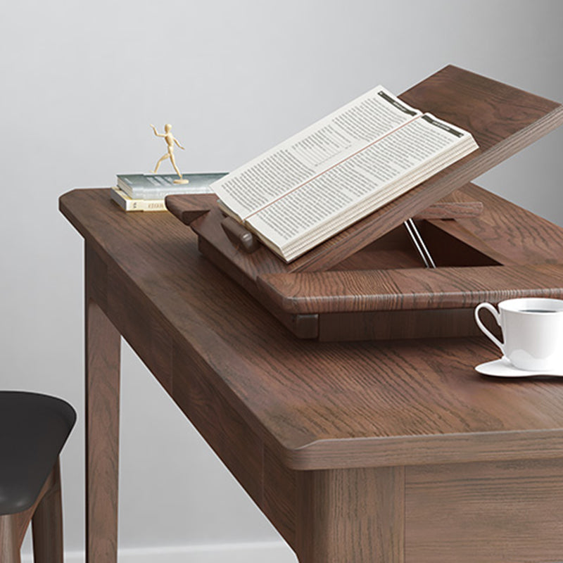 Modern Rectangular Writing Desk Solid Wood Folding Office Desk for Home Clearhalo 'furn' 'furn_office_desk' 'Furniture' 'Office Desks' 'Office Furniture' 'office_desk' 5159170