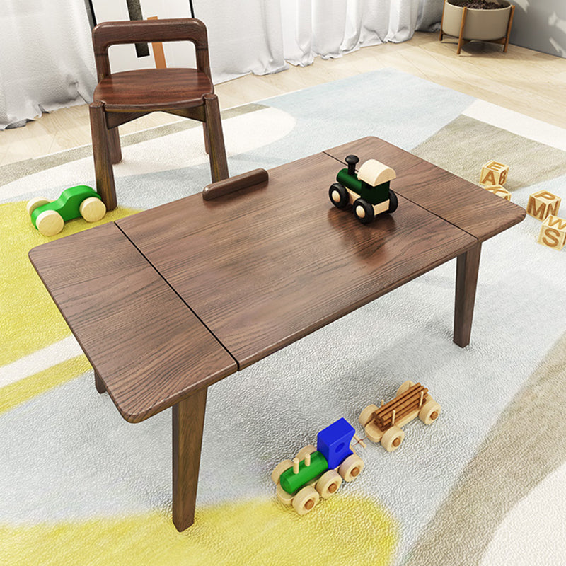 Modern Rectangular Writing Desk Solid Wood Folding Office Desk for Home Clearhalo 'furn' 'furn_office_desk' 'Furniture' 'Office Desks' 'Office Furniture' 'office_desk' 5159175