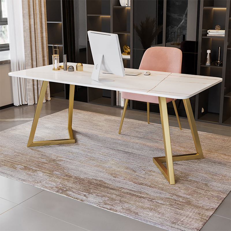 Modern Rectangular Writing Desk Sintered Stone Office Desk for Home Clearhalo 'furn' 'furn_office_desk' 'Furniture' 'Office Desks' 'Office Furniture' 'office_desk' 5159184