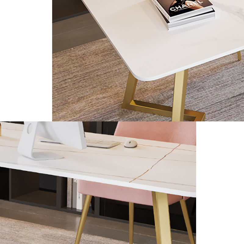 Modern Rectangular Writing Desk Sintered Stone Office Desk for Home Clearhalo 'furn' 'furn_office_desk' 'Furniture' 'Office Desks' 'Office Furniture' 'office_desk' 5159189