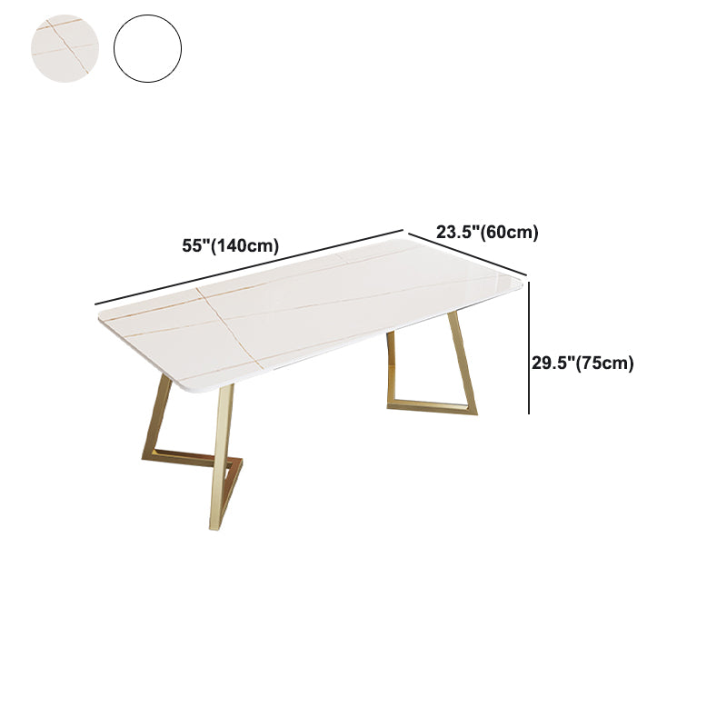 Modern Rectangular Writing Desk Sintered Stone Office Desk for Home Clearhalo 'furn' 'furn_office_desk' 'Furniture' 'Office Desks' 'Office Furniture' 'office_desk' 5159193