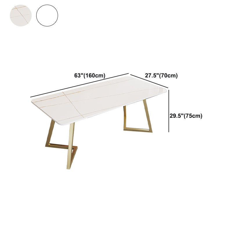 Modern Rectangular Writing Desk Sintered Stone Office Desk for Home Clearhalo 'furn' 'furn_office_desk' 'Furniture' 'Office Desks' 'Office Furniture' 'office_desk' 5159194