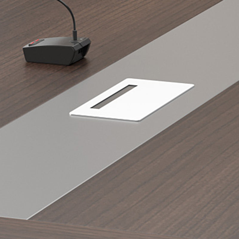 Manufactured Wood Rectangular Desk Modern Cable Management Office Desk Clearhalo 'furn' 'furn_office_desk' 'Furniture' 'Office Desks' 'Office Furniture' 'office_desk' 5159239