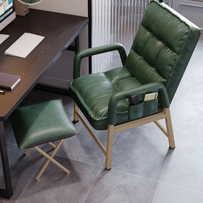 Moderner gepolsterter Bürostuhl Ergonomic Mid Back fester Waffenstuhl