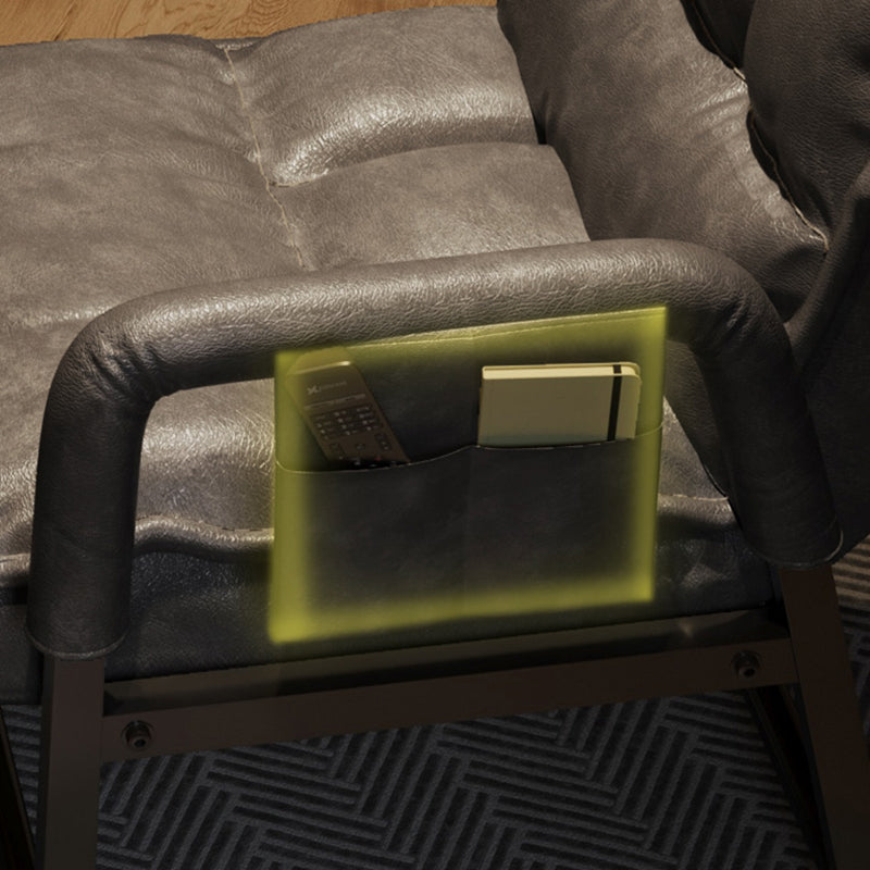 Moderner gepolsterter Bürostuhl Ergonomic Mid Back fester Waffenstuhl