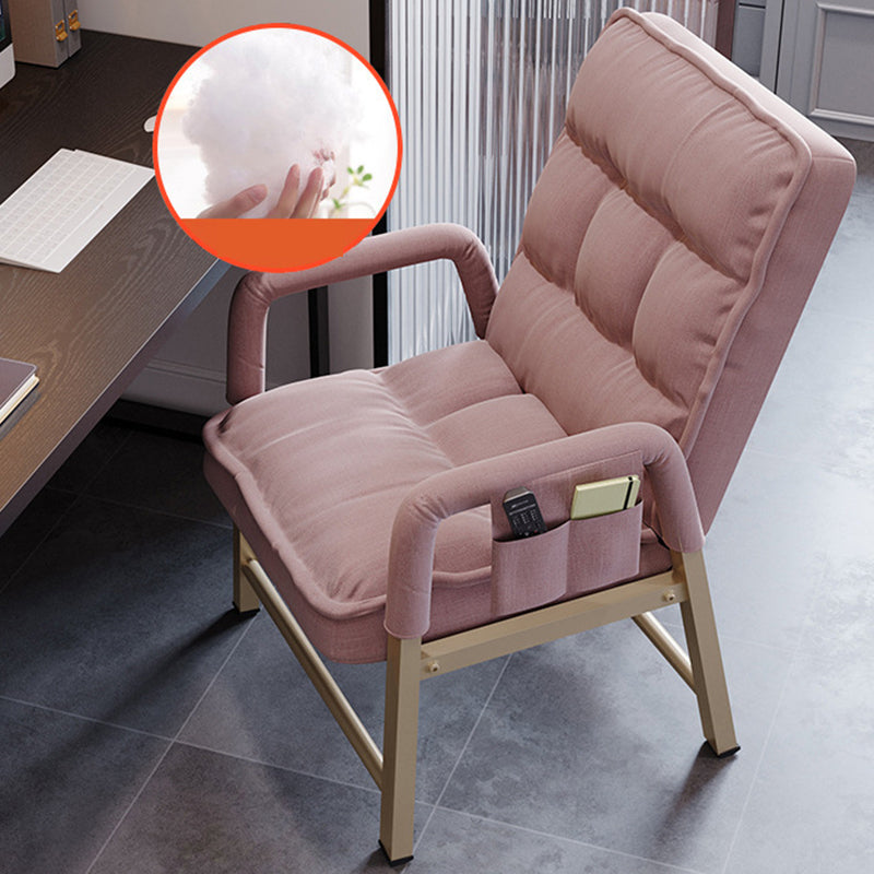 Moderner gepolsterter Bürostuhl Ergonomic Mid Back fester Waffenstuhl