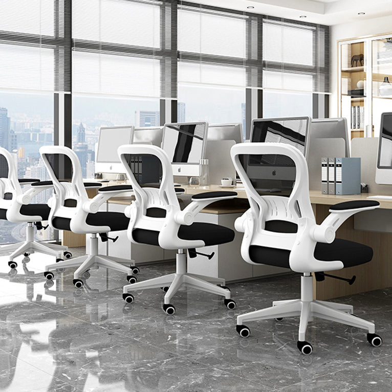 Silla de oficina de altura de escritorio de brazo contemporáneo