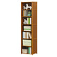 Modern Style Bookshelf Standard Closed Back Wooden Bookcase for Home