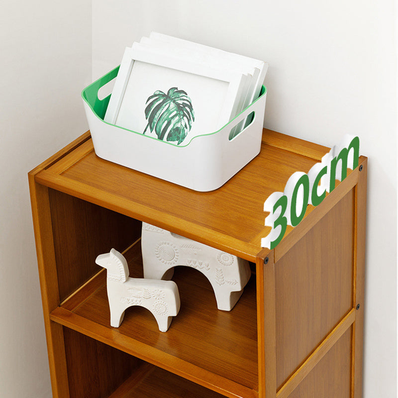 Modern Style Bookshelf Standard Closed Back Wooden Bookcase for Home