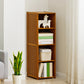 Modern Style Bookshelf Standard Closed Back Wooden Bookcase for Home