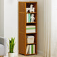 Modern Style Bookshelf Standard Closed Back Wooden Bookcase for Home
