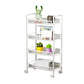 Modern Etagere Bookshelf Open Back Bookcase for Home With Shelves